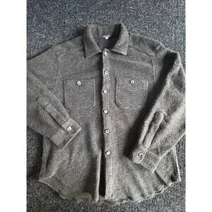 Marc Baxis Los Angeles Men Gray Button Down Cardigan Sweater
